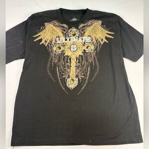 Women’s y2k Graphic Affliction style Tee | $20
